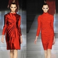 В гардеробе модницы должно быть красное платье